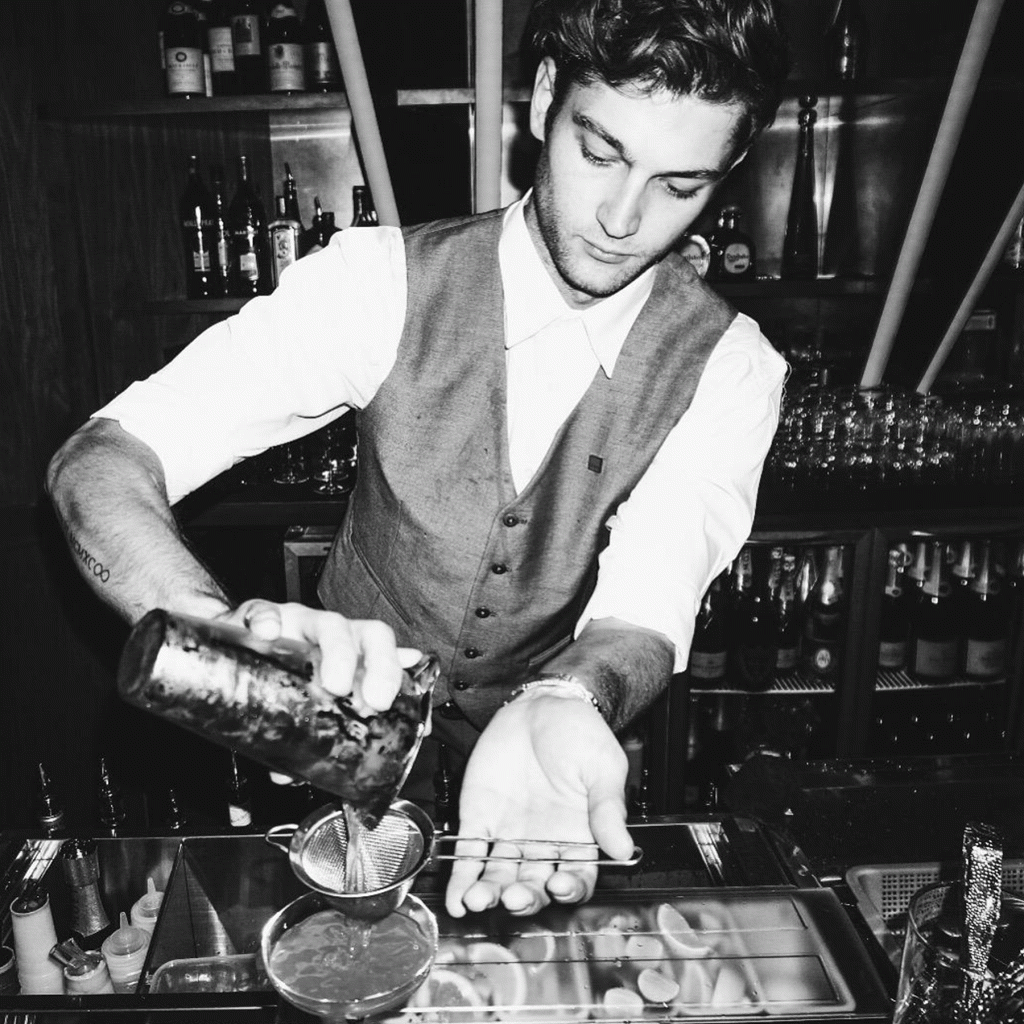 Studio Late night lounge Jazz venue in Hong Kong opening night bar man custom pin badges