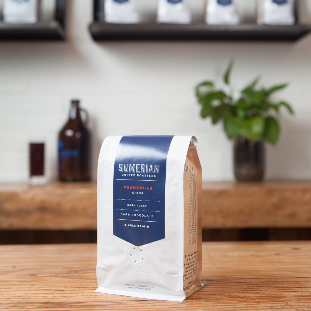 Sumerian Coffee Roasters Shanghai custom coffee bags