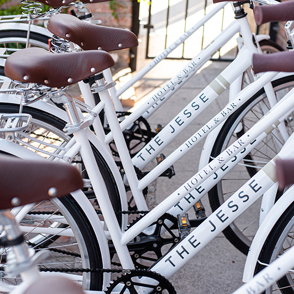 Rushton Smith - Custom Branding - The Jesse Hotel & Bar - Bikes