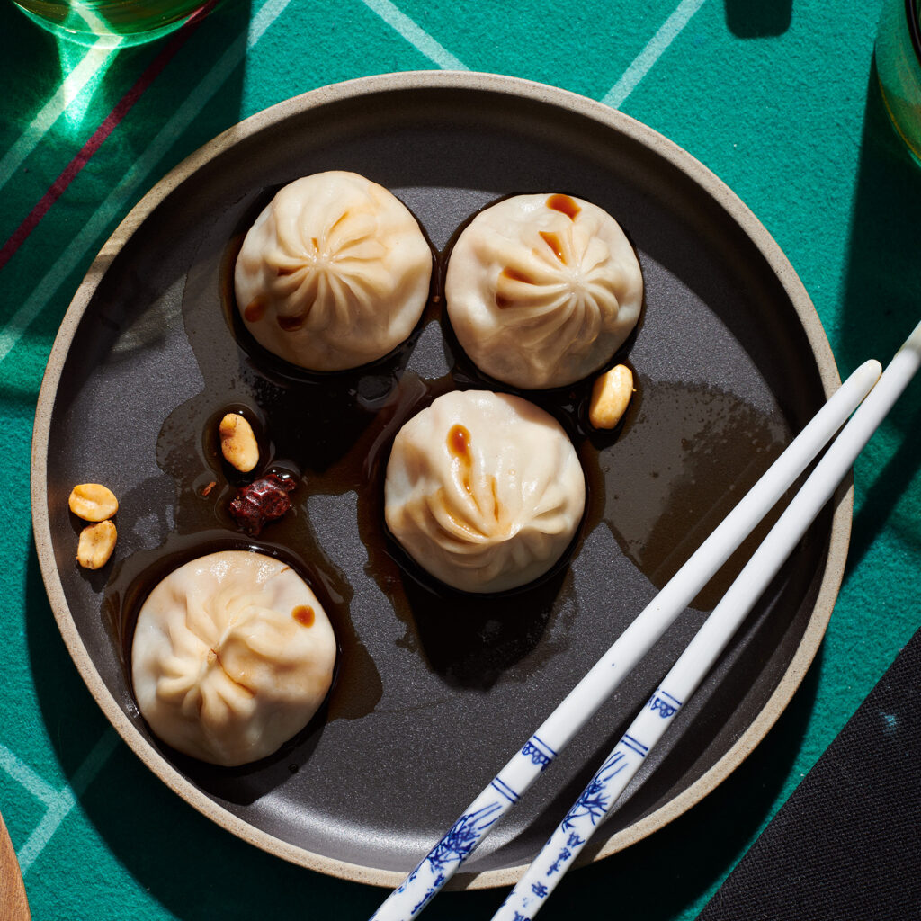Dumpling Queen airstream kitchen Xiao Long Bao steamed dumplings, Shea Evans photographer