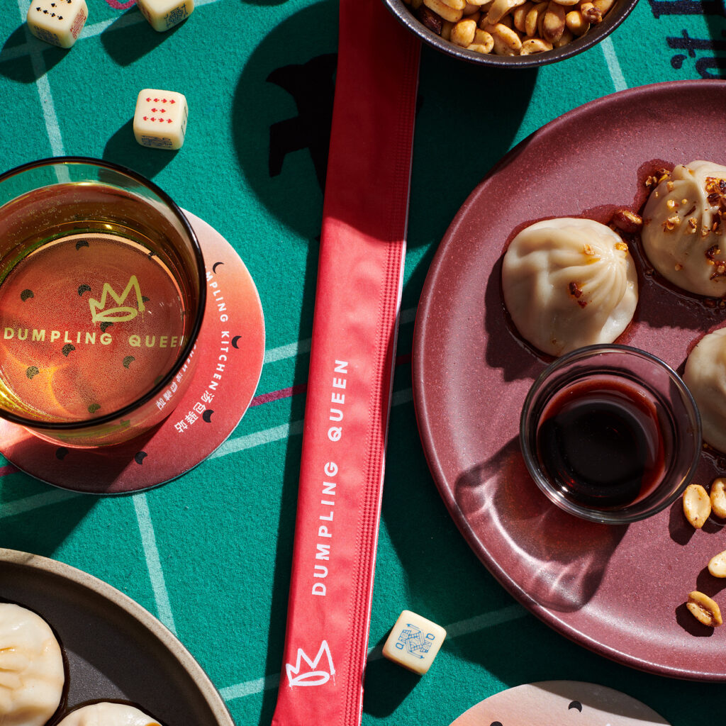 Hospitality Branding Dumpling Queen custom branding, print, digital, and signage, Reno NV