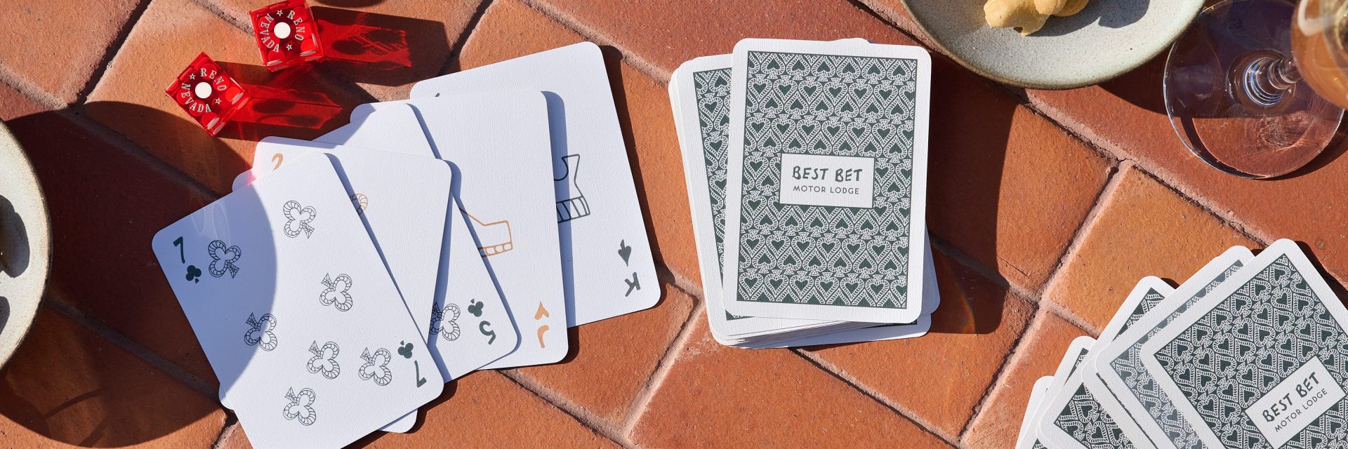 Best Bet's branded custom playing cards