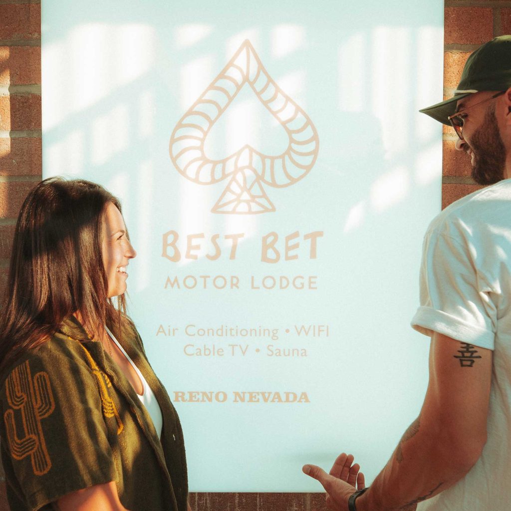 Best Bet's Lobby glow up sign