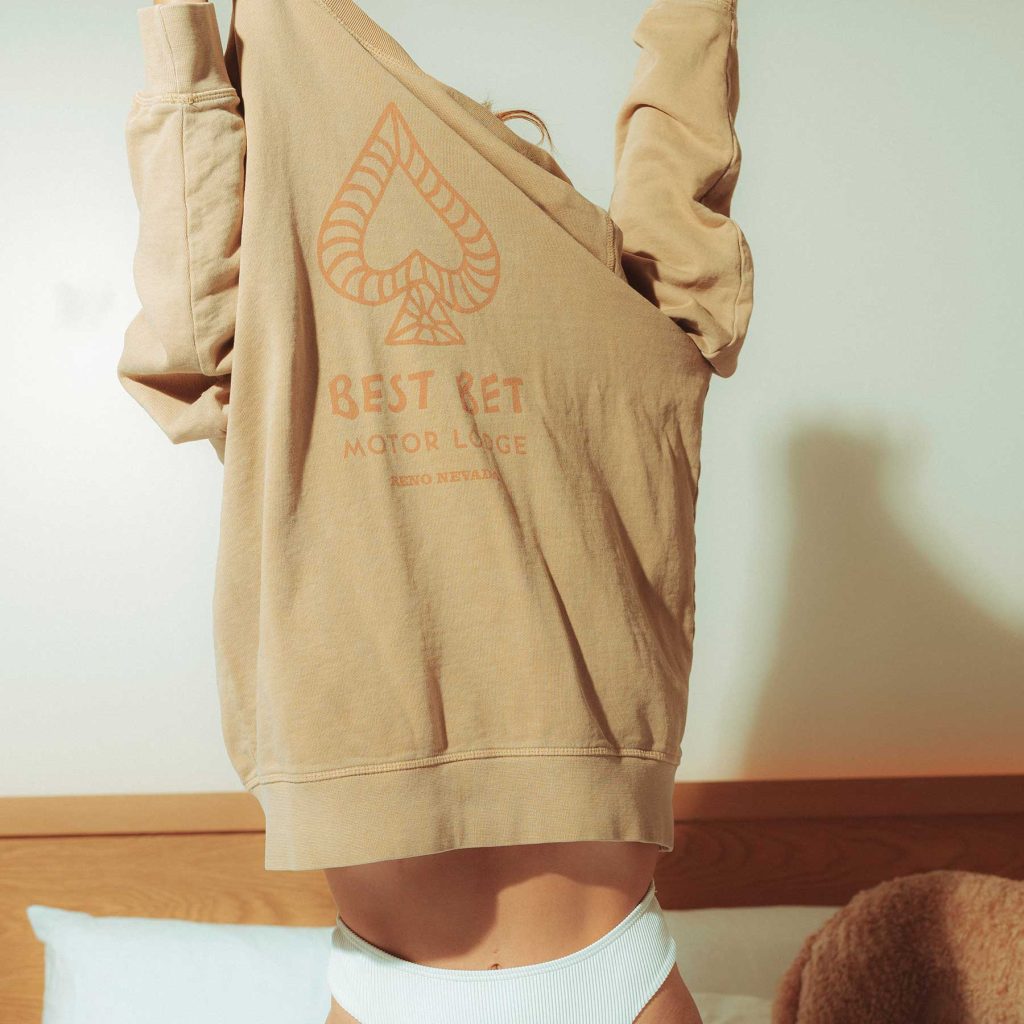 Best Bet branded merchandise hoodie